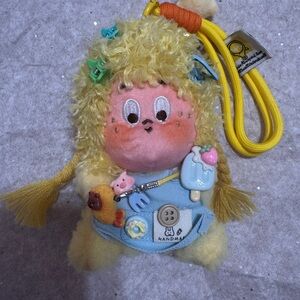 Adorable Twinkle Plush Bag Charm Keychain with Ice Cream Design